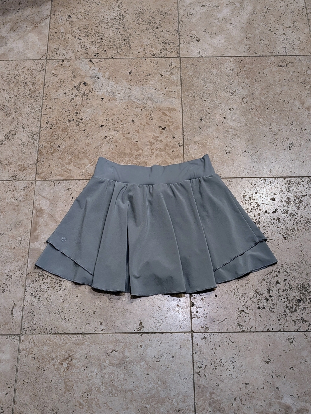 CRZ YOGA Feathery-Fit Soft Ruffle Layered Tennis Skirt 13'' NWOT Size S